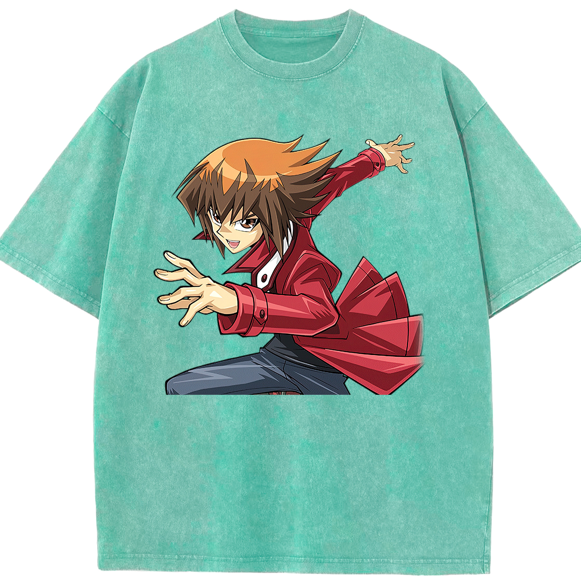 （画像用） 遊☆戯☆王 Yu-Gi-Oh! 綿100% ヴィンテージ風 半袖Tシャツ（フロントプリント）